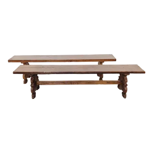 Pair of 19th-Century Continental Benches