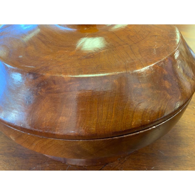 Late 20th Century Burlwood Covered Bowl For Sale - Image 9 of 9