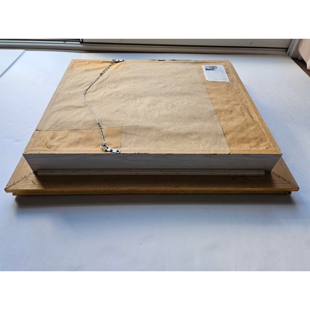 Abstract Jean-Pierre Weill Layered Glass Painting - Large Limited Edition For Sale - Image 3 of 10