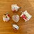 Set of five old vintage German ornaments to add character to your holiday displays! From the 1920s-1940s. Originals, not...