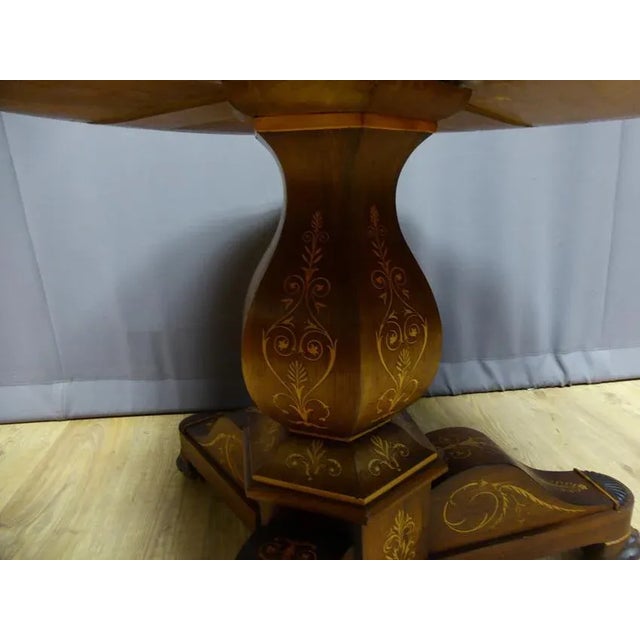 Antique Charles X Pedestal Table For Sale - Image 3 of 6