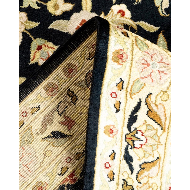 Mogul, One-of-a-Kind Hand-Knotted Area Rug in Black, 3' 2" x 5' 4" For Sale In New York - Image 6 of 8