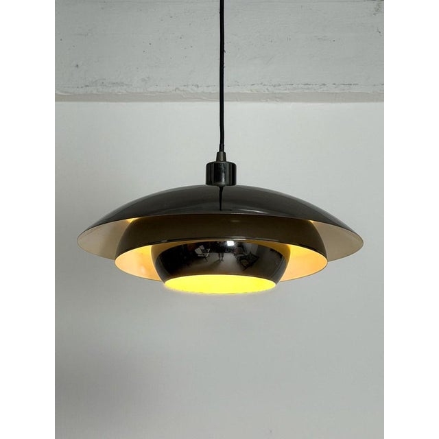 1970s Vintage Chrome Pendant, 1970s For Sale - Image 5 of 9