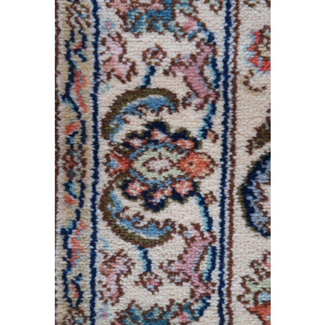 Karastan 100% Wool Oriental Floral Palmette Animal 738 Area Rug Mat 4' X 2' For Sale - Image 12 of 14