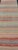 Measures: 2'10 x 11'6 Vintage Turkish Kilim Runner in Coral, Blue and Beige Striped Design. Keivan Woven Arts /...