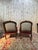 Louis XV Armchairs in Carved Wood and Burgundy Velvet, Set of 2 For Sale - Image 6 of 8