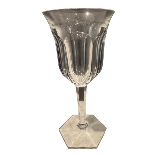 Baccarat Malmaison Set of 12 Crystal Wine Glasses For Sale
