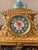 1900s French Sevres Porcelain Gilt Bronze Turquoise Mantle Clock Candelabra Set For Sale In Los Angeles - Image 6 of 7
