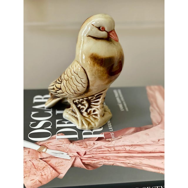 Ceramic Brown Ceramic Dove, Made in Brazil For Sale - Image 7 of 9