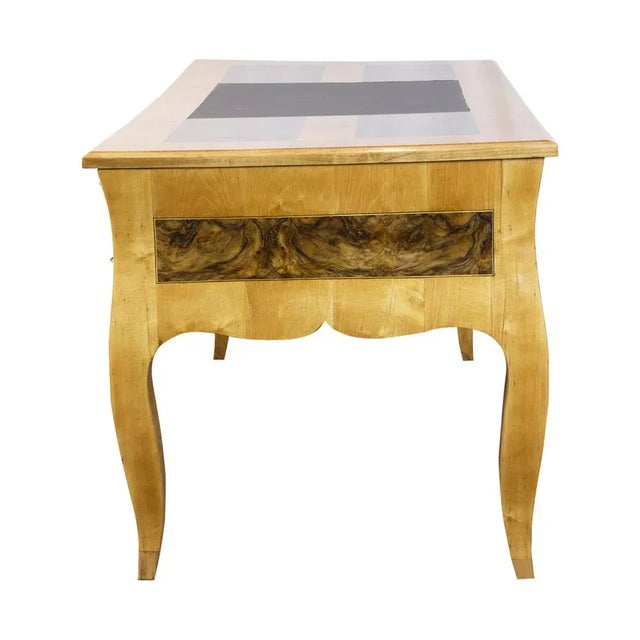 Antique Biedermeier Writing Desk in Cherry and Walnut For Sale - Image 9 of 11