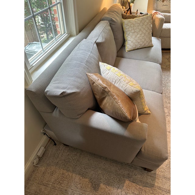 Beautiful Burton James Chase sofa in good condition. This is a high-end, trade-only brand known for custom craftsmanship —...