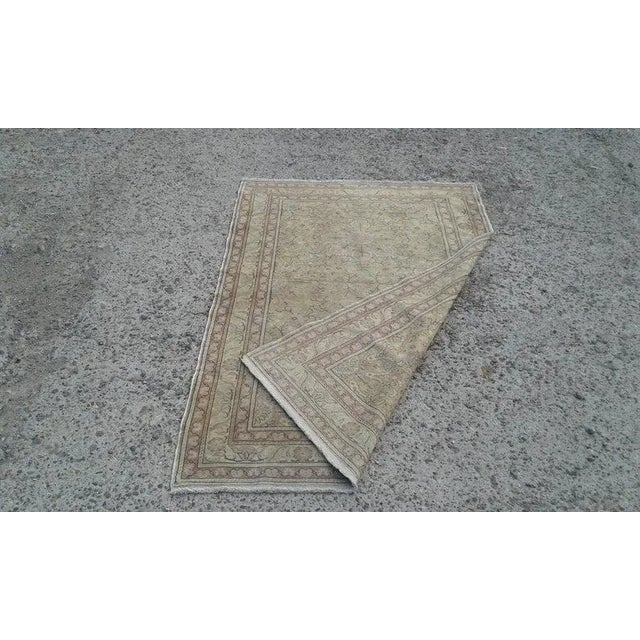 1970s Hand Wowen Wool Turkish Rug, Rug,Vintage Rug,Beatifull Color Combination Turkish Retro Rug, Home Decor 3'10"x 5'11", Ft For Sale - Image 5 of 12