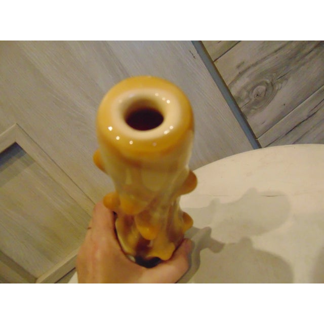 Mid-Century Modern Vintage Vase in Prokuplje Glass, 1970s For Sale - Image 3 of 6