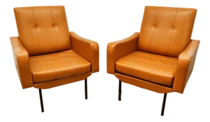 Set of Vintage Italian Armchairs