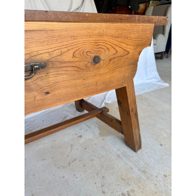 19th Century French Pine Side Table For Sale - Image 9 of 12