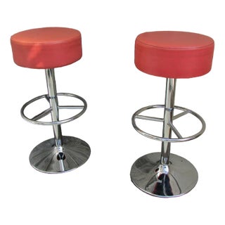 American Swivel Bar Stools, 1970s, Set of 2 For Sale