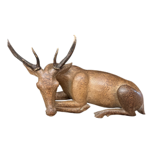 Mid 20th Century Carved African Antelope