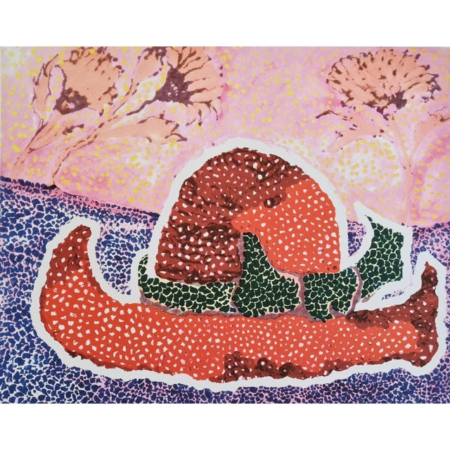 Yayoi Kusama "Has Left" Limited Edition Lithograph (After). Limited Edition Lithograph of 500 - Numbers signed in Pencil....