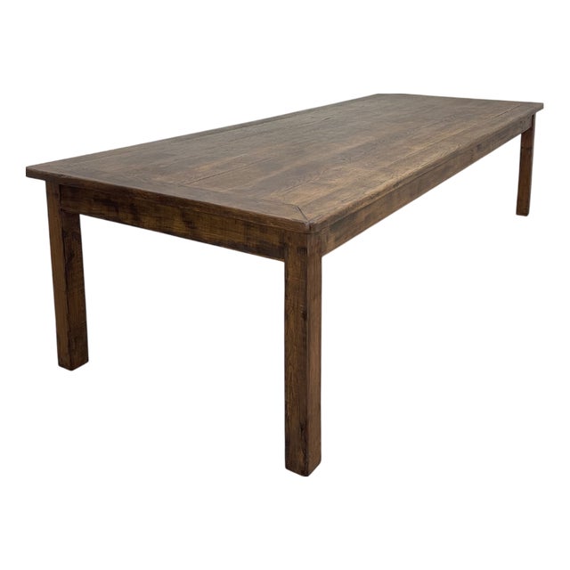 Vintage Monastery-Style Table in Oak, 1930s For Sale