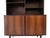 Brown Three Omann Jun Mid 20th Century Danish Cabinets With Bookcase Hutches, Wallunit, Attributed For Sale - Image 8 of 11