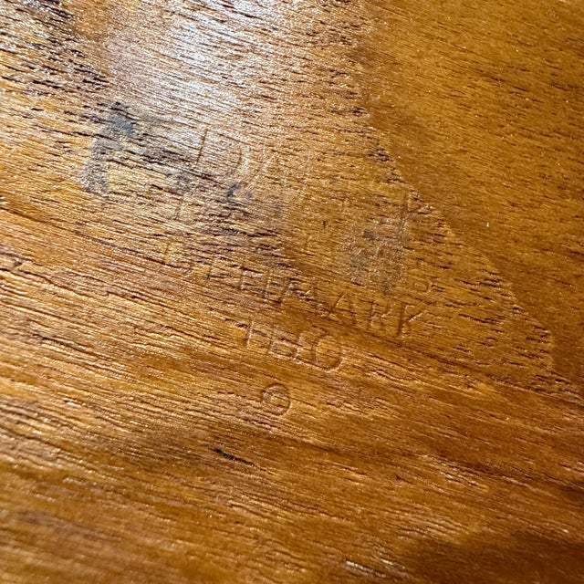 Brown Vintage Dansk Staved Teak Salad Bowl Jens Quistgaard Danish Modern For Sale - Image 8 of 9