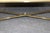 French 1970's Maison Jansen Style Brass Upholstered Directoire Bench For Sale - Image 3 of 8