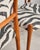 Black Model 80 Dining Chairs in Teak with Zebra-Print Upholstery by Niels O. Møller for j.l. Møllers, Denmark, 1960s, Set of 6 For Sale - Image 8 of 18