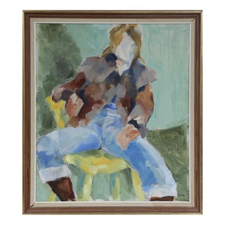 Kaisa Klingse, Sandberg, 1973, Oil on Canvas, Framed For Sale