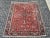 Decorative all over design Antique Heriz rug. Perfect for a living, dining or bedroom. Hard to find size .