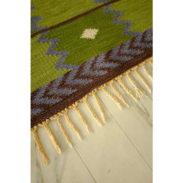 Vintage "Garden" Rug by Berit Koenig Woelfer For Sale - Image 13 of 16