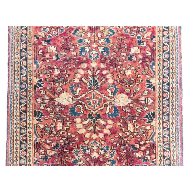Early 20th Century Early 20th Century Persian Sarouk Rug For Sale - Image 5 of 12