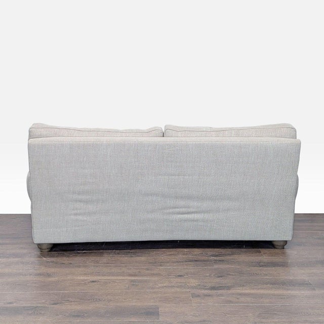 Restoration Hardware Lancaster Light Gray Queen Sleeper Sofa – Comfortable Pull-Out Bed For Sale In San Francisco - Image 6 of 9