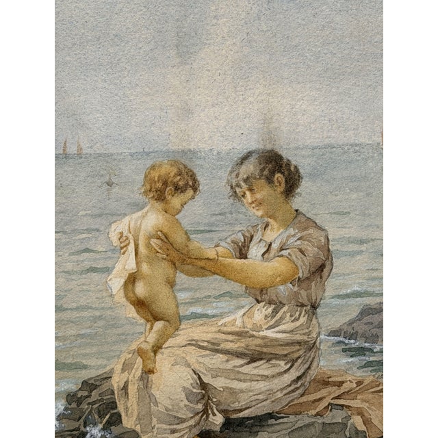 Aurelio Roberti, Acuarela, 1800s, Watercolor For Sale - Image 3 of 8