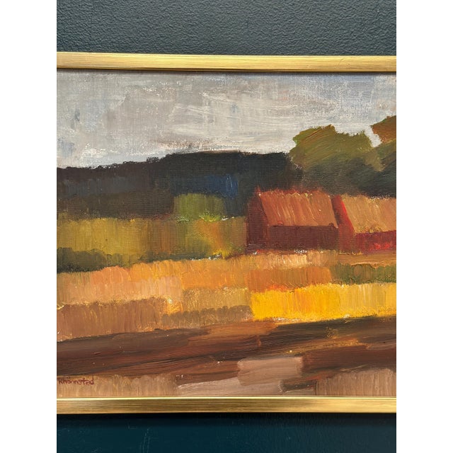 Olle Rhönnstad, Landscape, 1960s, Oil on Canvas, Framed For Sale - Image 4 of 18