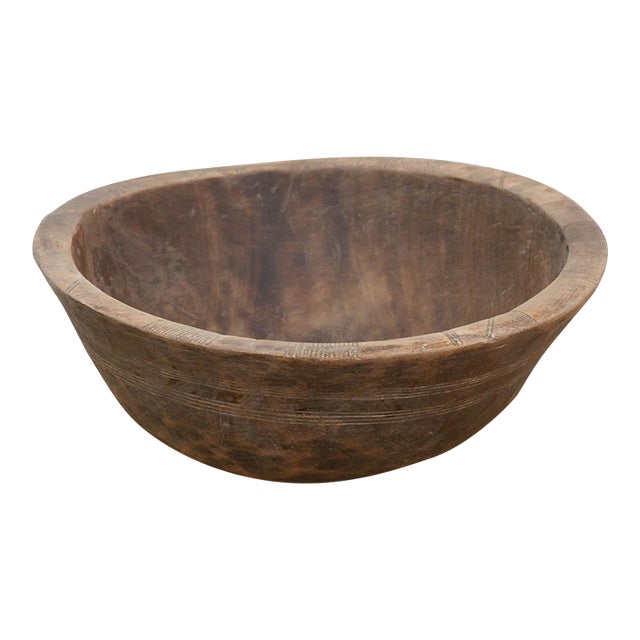 Antique Bell Shape African Bowl For Sale