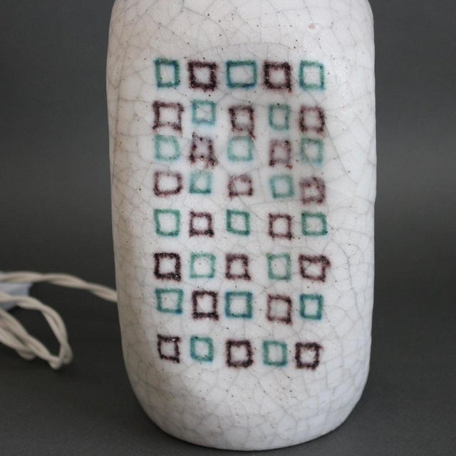 Vintage Italian Decorative Table Lamp by Guido Gambone, 1950s For Sale - Image 12 of 18