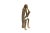 Large Seated Monkey with Two Handed Corn Vintage African Bronze Sculpture For Sale - Image 9 of 9