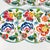 Vintage Boho Chic Coastal Flora Melamine Luncheon Plates - Set of 6 For Sale - Image 4 of 9