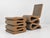 Easy Edges Wiggle Side Chair with Stool by Frank Gehry for Vitra, Set of 2 For Sale - Image 9 of 18