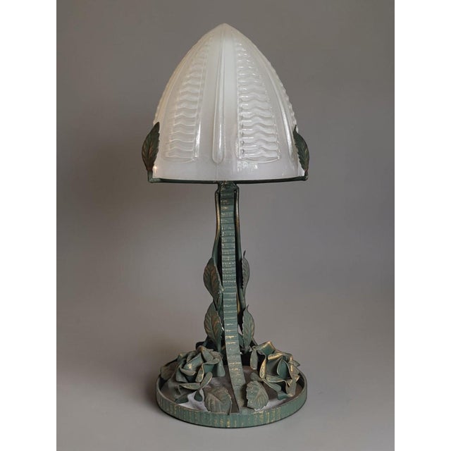 Metal Art Deco Table Lamp, 1920s For Sale - Image 7 of 7