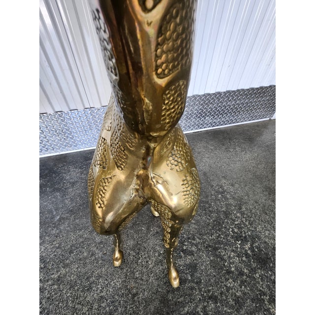 1970's Life Size Brass Baby Giraffes - a Pair For Sale - Image 11 of 12