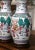 Pair of Mid-Century Chinese Famille Rose Porcelain Vases on Wood Bases For Sale - Image 4 of 12