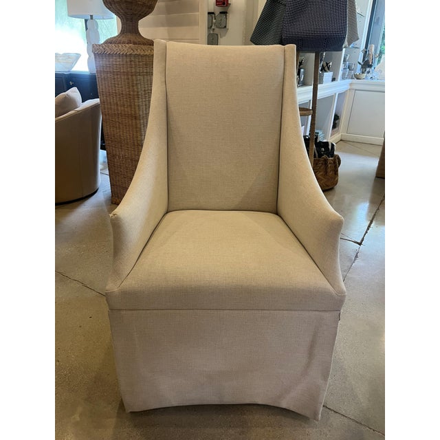 This Century dining chair's sleek updated traditional style makes it very flexible for any room. Since it is covered in a...