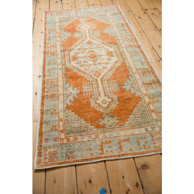 Vintage Distressed Oushak Rug Runner - 2'8" x 5'5" For Sale - Image 9 of 9