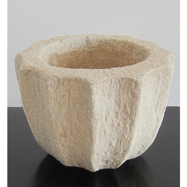 Spanish Stone Mortar, 1940s For Sale - Image 3 of 5