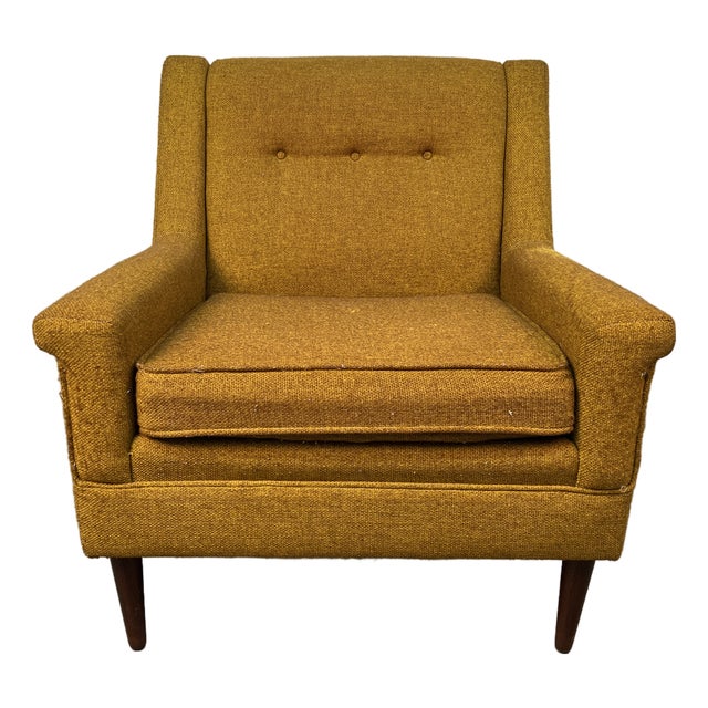 Mid-Century Lounge Chair Attributed Flexsteel For Sale