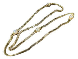 1980s High Quality Costume Jewelry Italian Chain by Bijoux Cascio