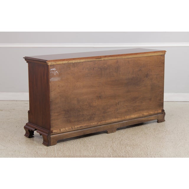 Statton New Market Cherry 10 Drawer Dresser W. Mirror For Sale - Image 10 of 18