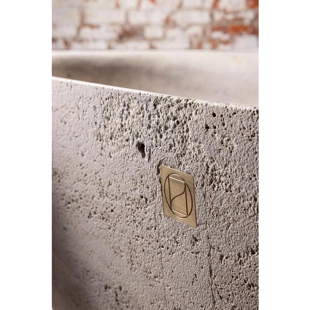 Not Yet Made - Made To Order Large Stone Bathtub by Studio Loho For Sale - Image 5 of 10