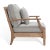 Not Yet Made - Made To Order Martinique Wood Patio Armchair - Natural/Grey For Sale - Image 5 of 11